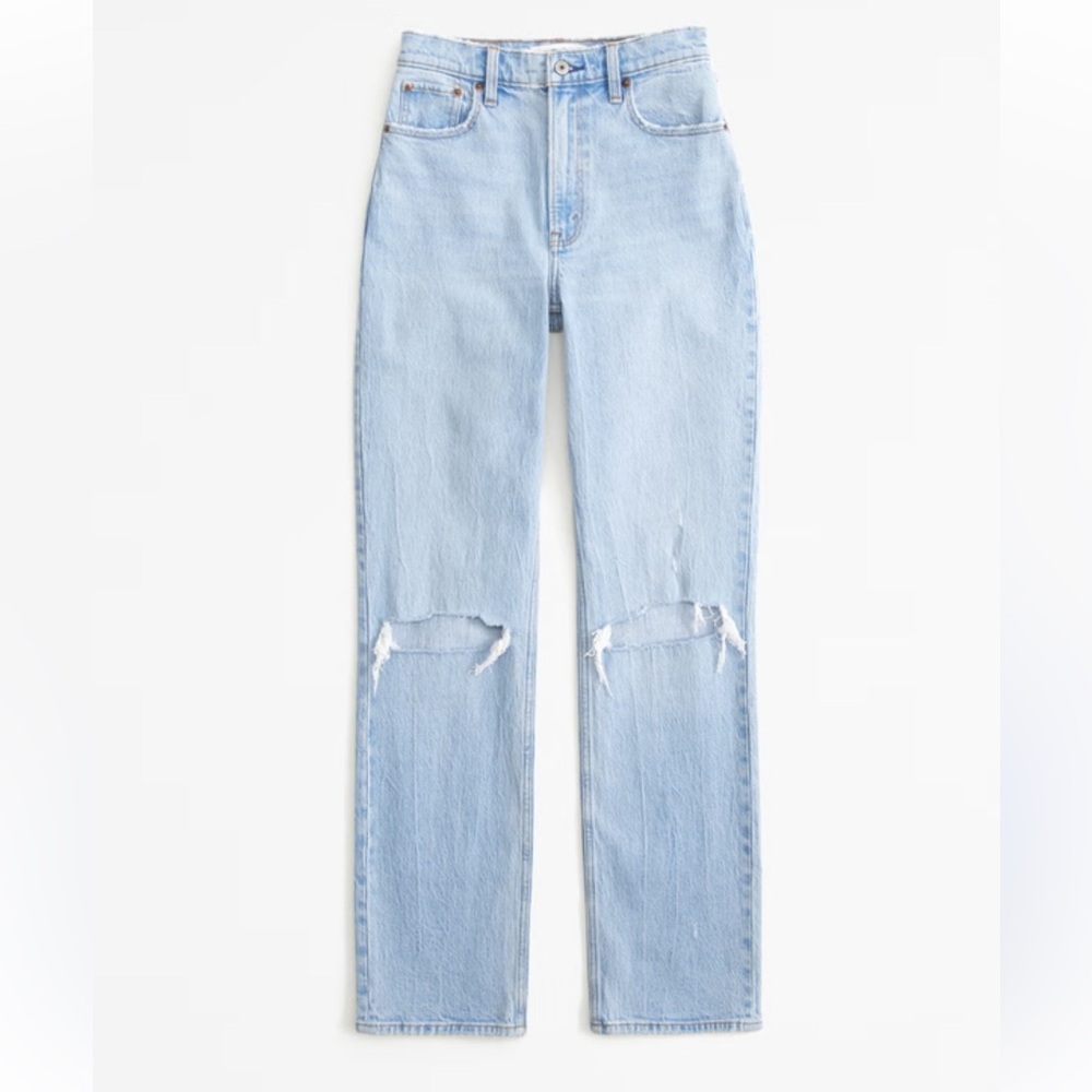 Abercrombie & Fitch Light Blue High Rise Jeans